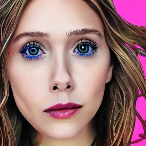 Prompt: elizabeth olsen in spongebob, spongebob art style, 4 k, 8 k