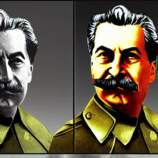 Image similar to stalin as a dark souls character