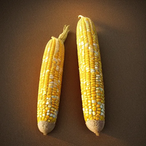 Image similar to hyperrealistic dslr film still of a corn cob with realistic proportional human appendages, stunning 8 k octane comprehensive 3 d render, inspired by istvan sandorfi & greg rutkowski & unreal engine, perfect symmetry, dim volumetric cinematic lighting, extremely hyper - detailed, incredibly real lifelike attributes & flesh texture, intricate, masterpiece, artstation, stunning