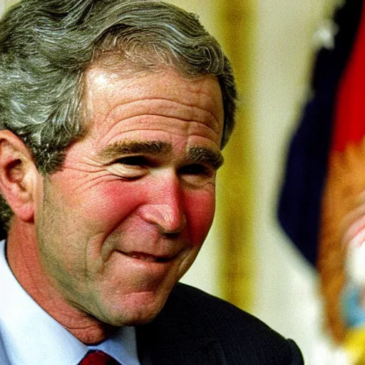 Image similar to george w bush in the white house
