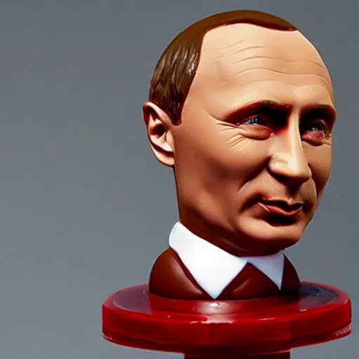 Prompt: edible chocolate figurine of vladimir putin