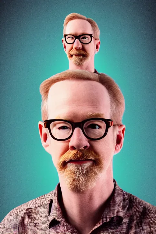 Image similar to 📷 portrait of adam savage the sandwich, sandwich human hybrid, still image, dynamic lighting, 4 k