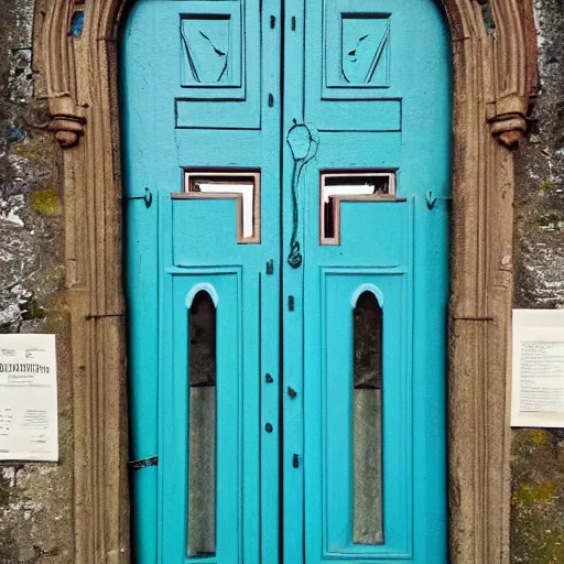 Image similar to i think this just might be my favourite door ever. st saviour's, dartmouth