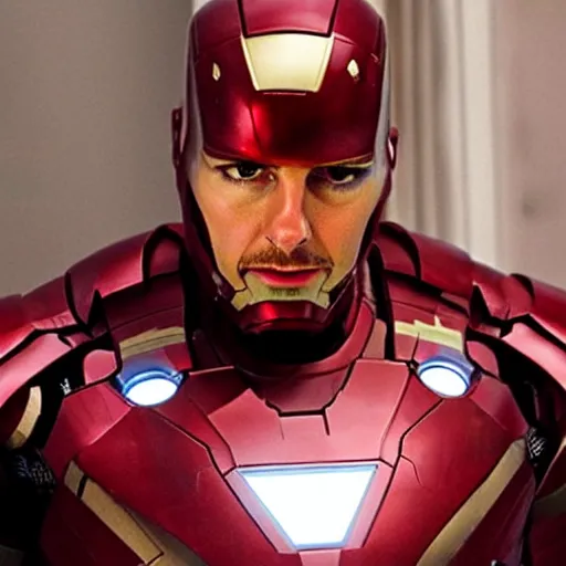 Prompt: tom cruise as Iron Man