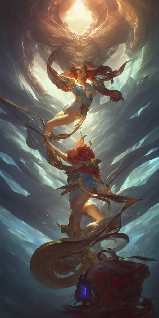 Prompt: revelatin, league of legends, intricate, highly detailed, digital painting, hyperrealistic, artstation, concept art, smooth, sharp focus, illustration, Unreal Engine 5, 8K, art by artgerm and greg rutkowski and alphonse mucha, by Jesper Ejsing