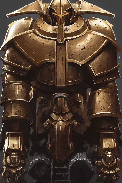 Image similar to armor portrait heros warhammer 4 0 k horus heresy fanart - the primarchs emperor by johannes helgeson animated with vfx concept artist & illustrator global illumination ray tracing hdr fanart arstation zbrush central hardmesh 8 k octane renderer comics stylized