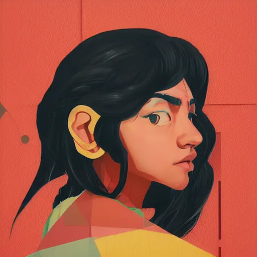 Prompt: Kali profile picture by Sachin Teng, asymmetrical, Organic Painting , Matte Painting, geometric shapes, hard edges, graffiti, street art:2 by Sachin Teng:4