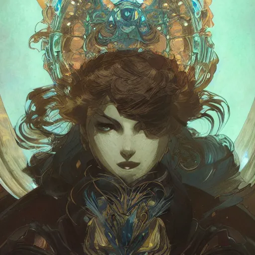 Image similar to Ginga Densetsu Weedo, D&D, fantasy, intricate, cinematic lighting, highly detailed, digital painting, artstation, concept art, smooth, sharp focus, illustration, art by Akihiko Yoshida, Greg Rutkowski and Alphonse Mucha