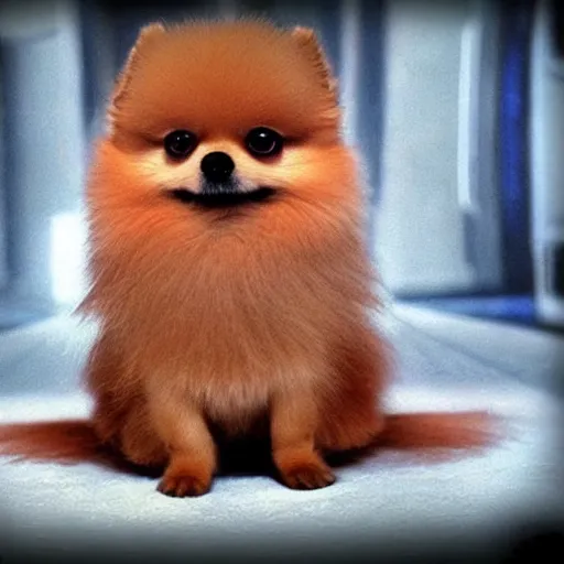 Image similar to a pomeranian jedi in star wars