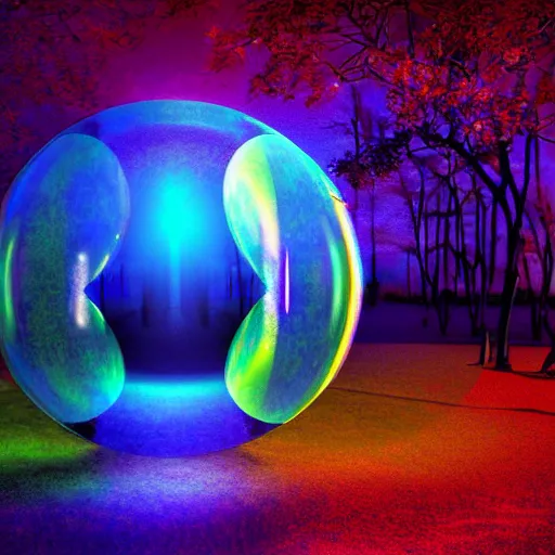 Image similar to ( ( ( psychonautist samurai ) ) ) in a bubble, digital art, award winning, volumetric lighting