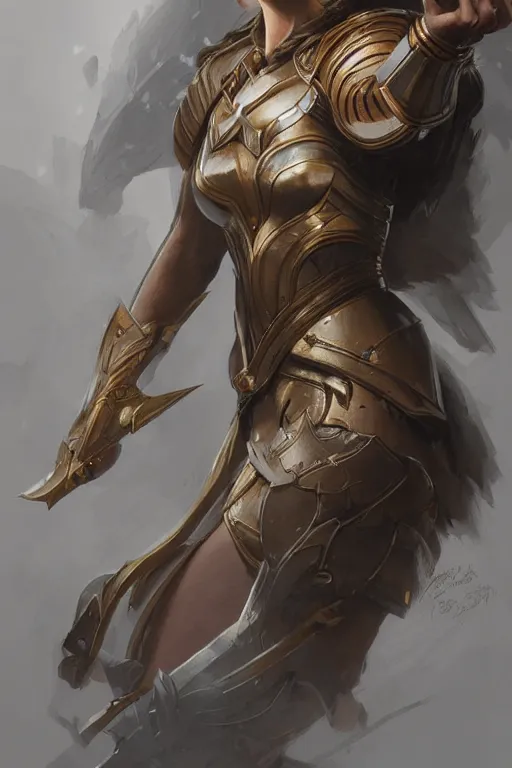 Image similar to amazon valkyrie athena, d & d, fantasy, portrait, highly detailed, headshot, digital painting, trending on artstation, concept art, sharp focus, illustration, art by artgerm and greg rutkowski and magali villeneuve