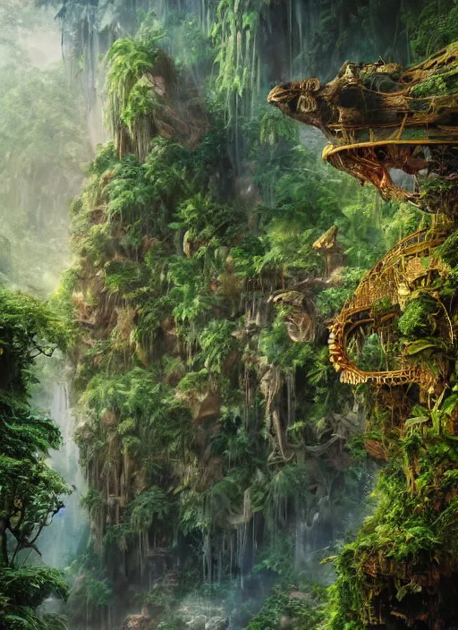 Prompt: jungle valley next to a mountain , watercolor, dramatic lighting, cinematic, establishing shot, extremely high detail, foto realistic, cinematic lighting, pen and ink, intricate line drawings, by Yoshitaka Amano, Ruan Jia, Kentaro Miura, Artgerm, post processed, concept art, artstation, matte painting, style by eddie mendoza, raphael lacoste, alex ross