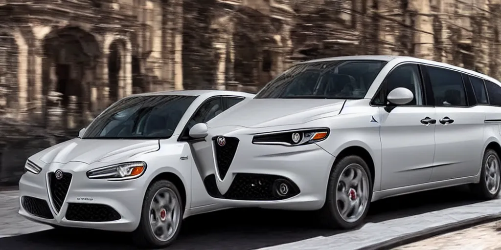 Image similar to 2022 Alfa Romeo Minivan