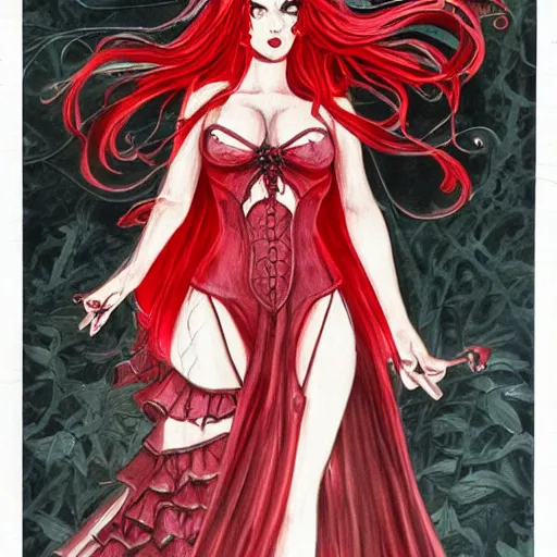 Image similar to red witch