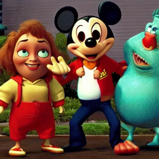 Image similar to the cast of It's Always Sunny In Philadelphia (2005), Disney Pixar film