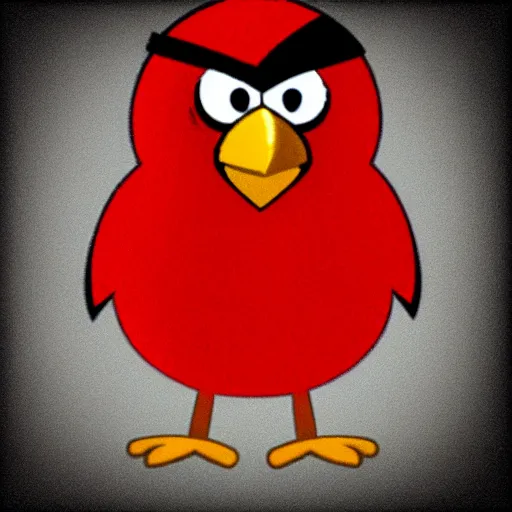 Image similar to An extremely angry bird.