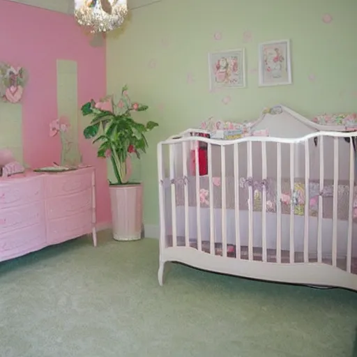 Prompt: kawaii baby room every baby could dream of