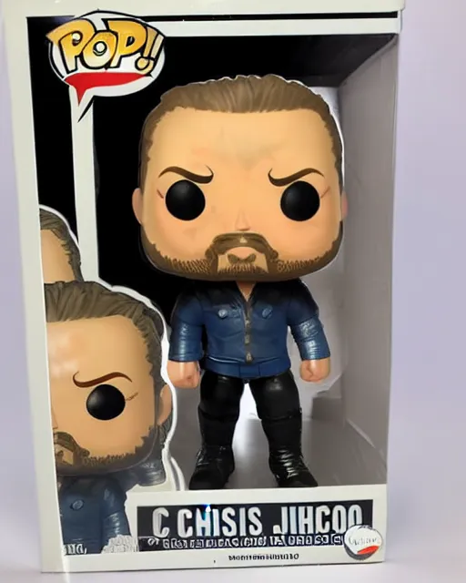 Image similar to Chris Jericho wrestler Funko Pop. Photographic, photography