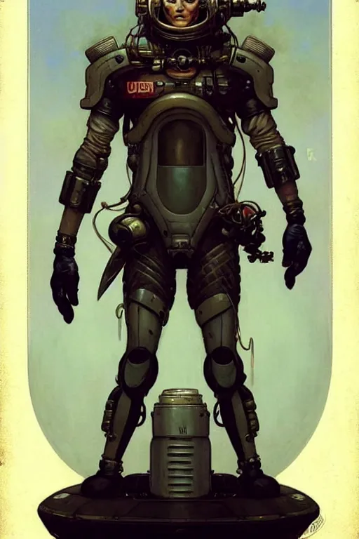 Image similar to ( ( ( ( ( 2 0 5 0 s retro future 1 0 old boy super scientest posing in space pirate mechanics costume full portrait. muted colors. ) ) ) ) ) by brom, jean - baptiste monge!!!!!!!!!!!!!!!!!!!!!!!!!!!!!!