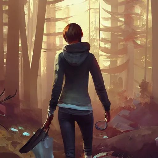 Image similar to jamie fox, style game square enix life is strange remake, trending on artstation, painted by greg rutkowski, render with game the last of us parte ii details