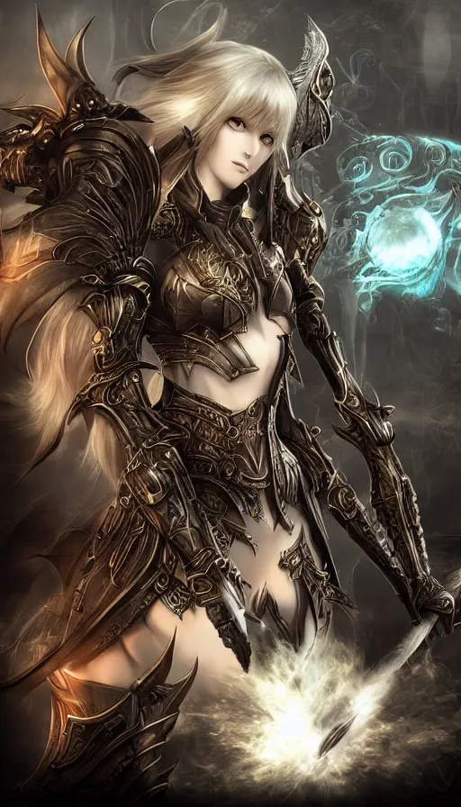 Image similar to techno artwork, from lineage 2