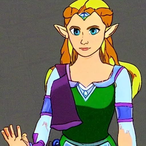 Image similar to princess zelda in the show the office