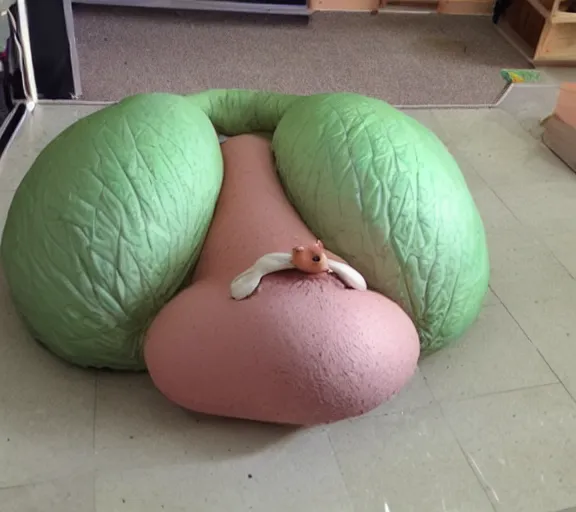 Image similar to yoshi laying a big stinky egg