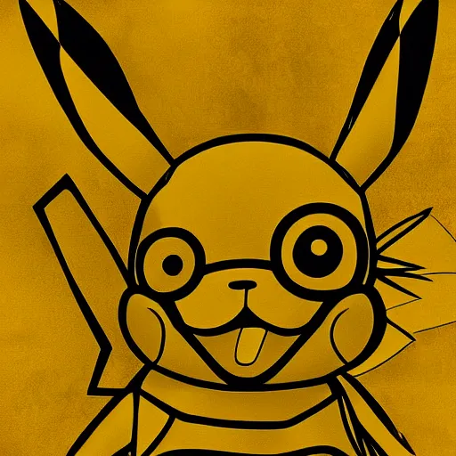 Prompt: digital art pikachu high quality