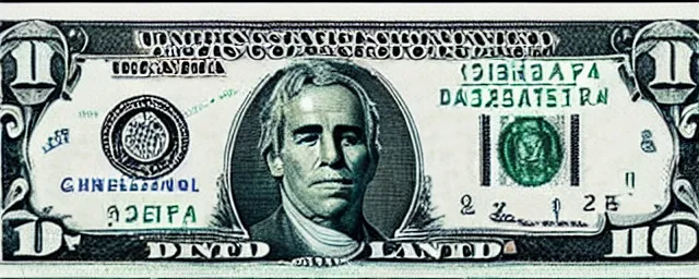 Prompt: United States 1 Dollar Bill with Jeffrey Epstein