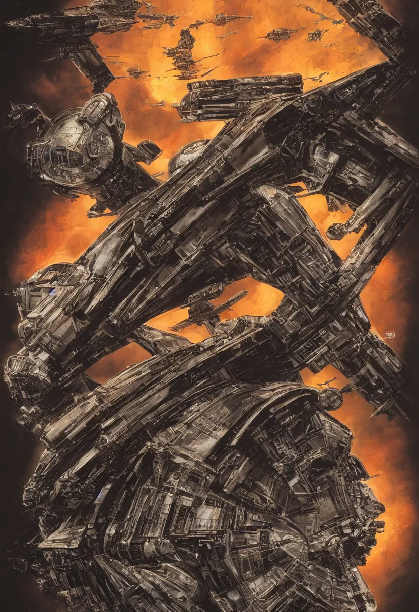 Image similar to star wars posters reinvented by hr giger syd mead yasushi nirasawa, hdr, 8 k, volumetric lighting, dark fantasy style, hyperrealistic, soft lighting, epic visuals, photorealistic, bokeh,