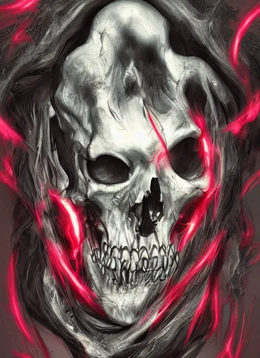 Image similar to Death, digital art, trending on artstation