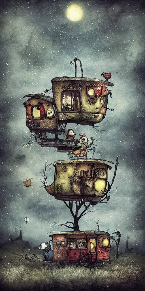 Image similar to a caravan by alexander jansson