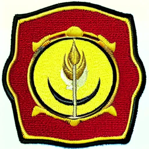 Image similar to fire station flame embroidered patch retro design