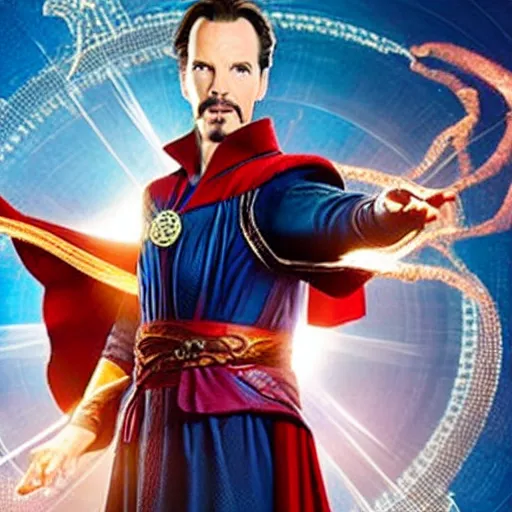 Prompt: a still of gob bluth as doctor strange in doctor strange ( 2 0 1 6 )