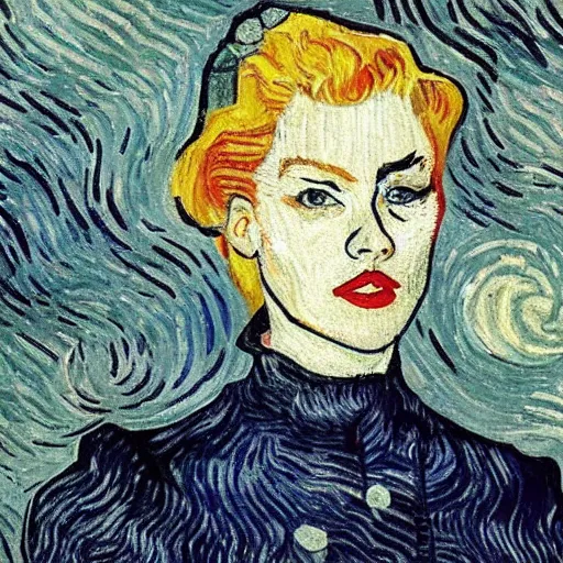 Image similar to a queen size bed taking a huge dump on amber heard after she had fallen into a puddle. in the smart style of vincent van gogh. ultra high resolution. high detail. high contrast.