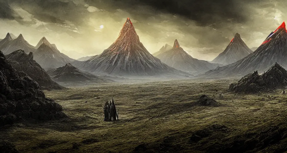 Image similar to the vast lands of mordor by Daniel Bayona