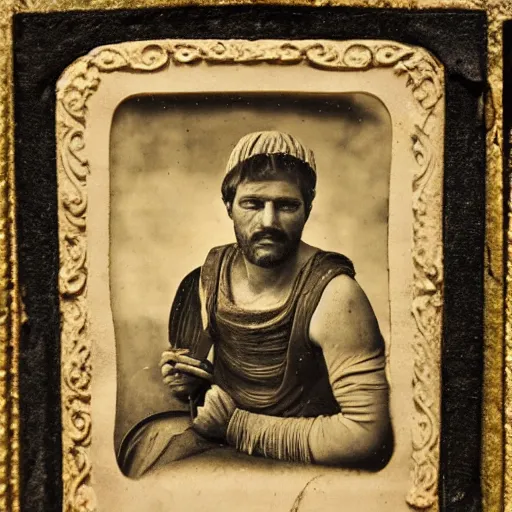 Image similar to Ancient Rome, Roman farmer, 200 AD photography, tintype photography, 216 AD, rural Roman empire