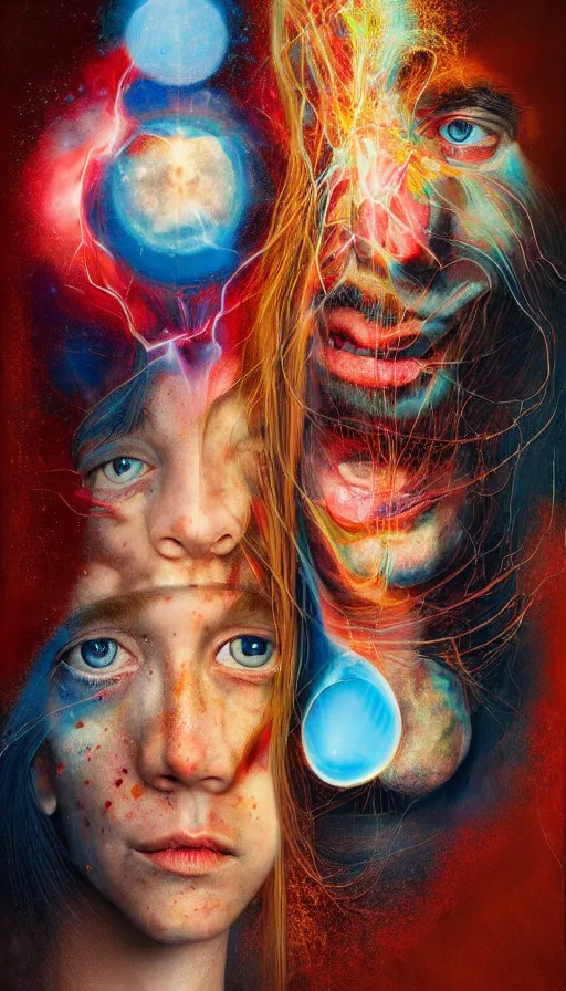 Image similar to the two complementary forces that make up all aspects and phenomena of life, by Sam Spratt