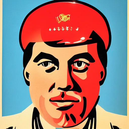 Prompt: soviet poster of web - designer