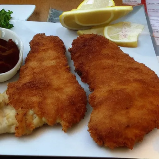 Prompt: schnitzel crime