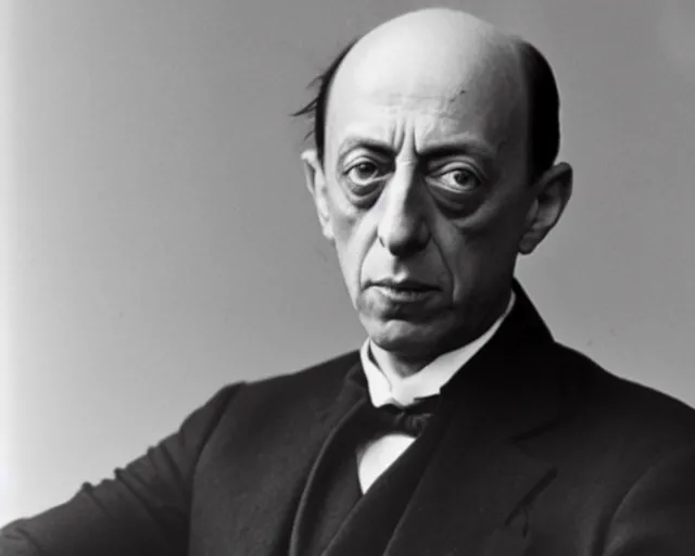 Image similar to arnold schoenberg