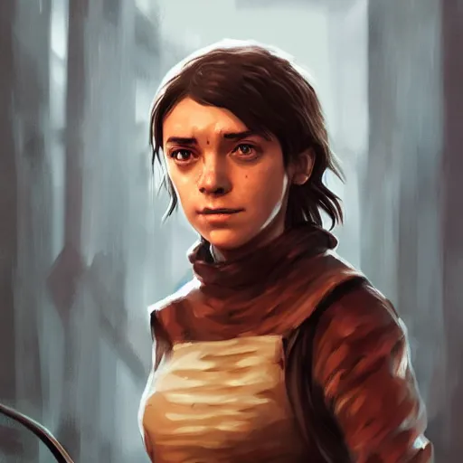 Prompt: arya, artstation