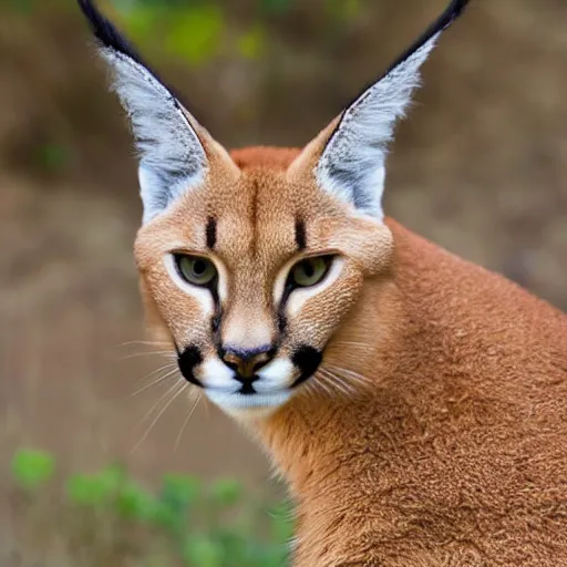 Image similar to high quality closeup shot of a caracal