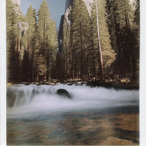 Image similar to yosemite polaroid photograph