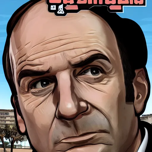 Prompt: GTA V cover art based on Better Call Saul, starring Saul Goodman, Bob Odenkirk