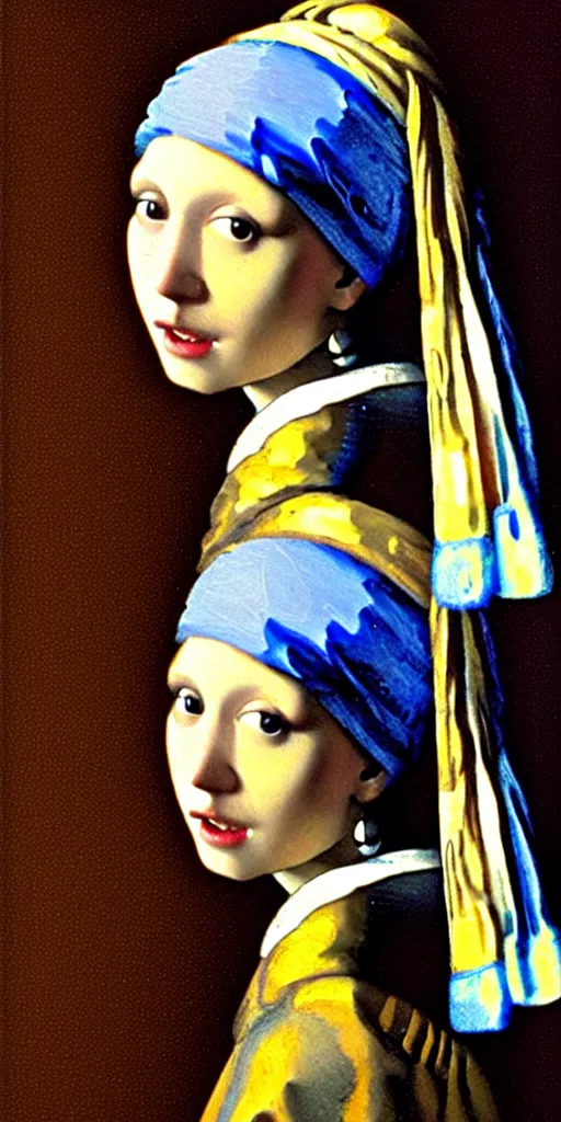 Prompt: Johannes Vermeer Girl with a Pearl Earring