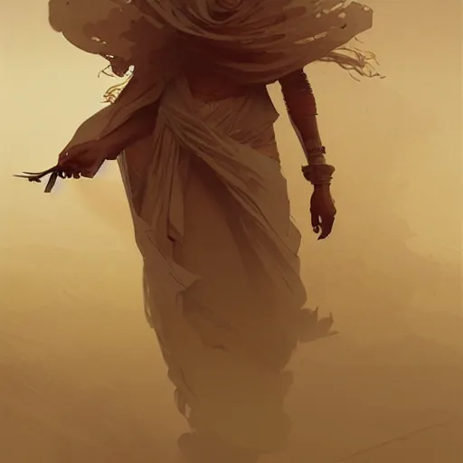 Image similar to sandstorm in marrakech, highly detailed, digital painting, artstation, concept art, sharp focus, illustration, art by greg rutkowski and alphonse mucha