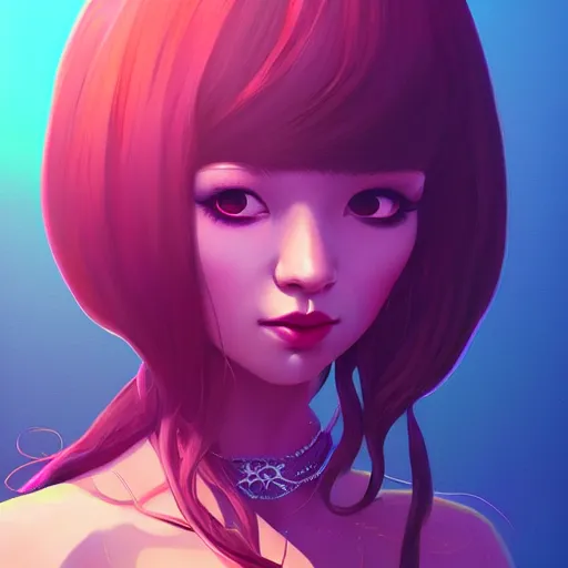 Image similar to portrait of a beautiful hippie, art by lois van baarle and ross tran and sam yang and ilya kuvshinov and guweiz, digital art, high detail, sharp focus, unreal engine 5, trending on artstation, deviantart, pinterest, 4 k uhd image