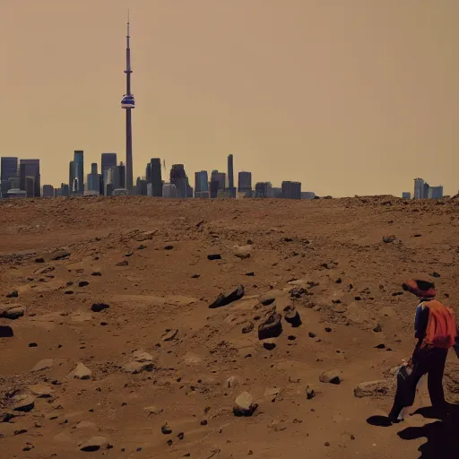 Prompt: planet mars as a Toronto tourist guide,dramatic cinematic lighting