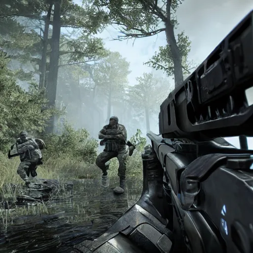 Prompt: Call Of Duty on CryEngine 4